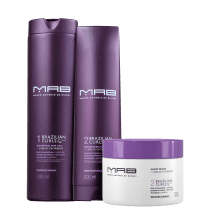 Kit MAB Marco Antônio de Biaggi Brazilian Curls Power Mask (3 Produtos)