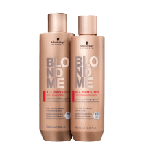 Kit Schwarzkopf Professional BlondMe Enriquecido para Todos os Loiros Duo (2 Produtos)
