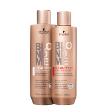 Kit Schwarzkopf Professional BlondMe Purificante + Enriquecido Duo (2 Produtos)
