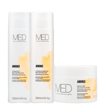 Kit Med For You Professional Amino 250ml + 200g Trio (3 Produtos)