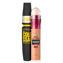 Kit Maybelline Colossal Rewind Eraser 5 - Corretivo Líquido 5,9ml + Máscara de Cílios 8ml