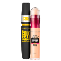 Kit Maybelline Colossal Rewind Eraser 3 - Corretivo Líquido 5,9ml + Máscara de Cílios 8ml