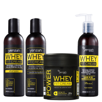 Kit Yenzah Power Whey Fit Cream (4 Produtos)