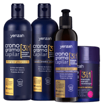 Kit Yenzah Cronograma Capilar Antifrizz (4 Produtos)
