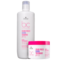 Kit Schwarzkopf Professional BC Bonacure Clean Performance Color Freeze Silver Profissional (2 Produtos)