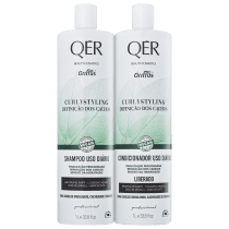 Kit Griffus QÉR Beauty Cosmetics Curly Styling Duo (2 Produtos)