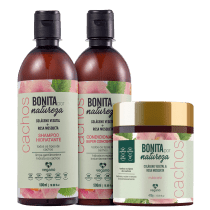 Kit Bonita por Natureza Cachos Treatment Trio (3 Produtos)