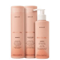 Kit Braé Go Curly Triplo (3 Produtos)