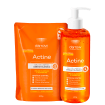 Kit Darrow Actine Gel de Limpeza Facial com Refil (2 Produtos)