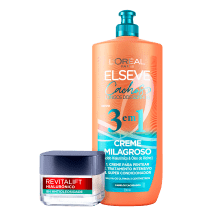 Kit Beleza na Web Elseve L'Oréal Paris Cachos Longos dos Sonhos & Revitalift Facial (2 Produtos)