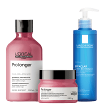 Kit Beleza na Web L'Oréal Professionnel Pro Longer + La Roche-Posay Effaclar Concentrado (3 Produtos)