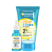 Kit Garnier SkinActive Uniform & Matte Antiacne Duo (2 Produtos)
