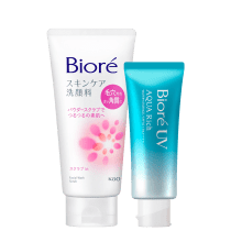 Kit Bioré Wash Scrub + Aqua Rich (2 Produtos)