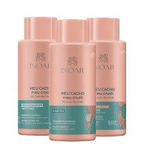 Kit Inoar Meu Cacho, Meu Crush Home Care (3 Produtos)
