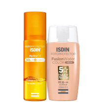 Kit ISDIN Fusion Water 5 Stars Color Médio + HydroOil (2 Produtos)