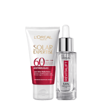 Kit L'Oréal Paris Revitalift + Solar Expertise (2 Produtos)