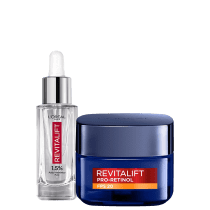 Kit L'Oréal Paris Revitalift Hialurônico + Pro-Retinol Duo (2 Produtos)