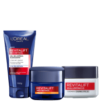 Kit L'Oréal Paris Revitalift Pro-Retinol + Hialurônico Trio (3 Produtos)
