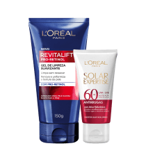 Kit L'Oréal Paris Revitalift Pro-Retinol + Solar Expertise Duo (2 Produtos)
