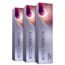 Imagem do produto Kit Wella Professionals Illumina Color 10/ 69 Louro Claríssimo Violeta Acinzentado - Coloração (3 Unidades)