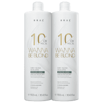 Kit Braé Wanna Be Blond 3% - Água Oxigenada 10 Volumes (2 Unidades)