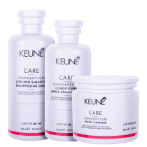 Kit Keune Care Confident Curl Tratamento Trio (3 Produtos)