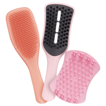 Kit Tangle Teezer Esfoliar, Desembaraçar e Modelar Para Cabelos Finos e Fragilizados (3 Produtos)