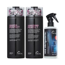 Imagem do produto Combo Perfect Obrigatório: Shampoo 300ml + Condicionador 300ml +  Reconstrutor Uso Obrigatório; 260ml