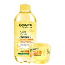 Imagem do produto Kit Garnier SkinActive Uniform & Matte Vitamina C Duo Toque Seco (2 Produtos)