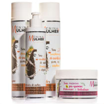 Kit Menina & Mulher Cachos Pós-Química (4 Produtos)