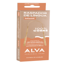 Alva Infantil Cobre - Raspador de Língua