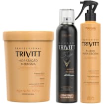 Kit Itallian Hairtech Trivitt Trio Super Brilho (3 Produtos)