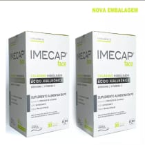 Kit Imecap Face Rejuvenecedor Ácido Hialurônico - Colágeno Hidrolisado (60 Sachês)
