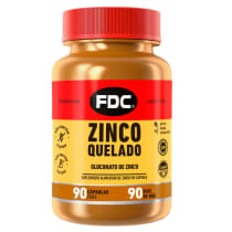 FDC Vitaminas Zinco Quelado - Suplemento Vitamínico (90 Comprimidos)