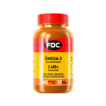 FDC Vitaminas Ômega 3 2.400mg - Suplemento Vitamínico (60 Comprimidos)