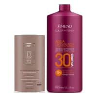 Kit Amend Luxe Creations Blonde Care - Pó Descolorante 300g + Água Oxigenada 30 Volumes 950ml