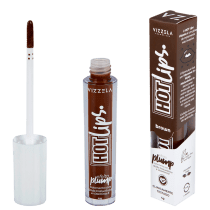 Vizzela Cosméticos Hot Lips Brown - Gloss Labial 4g