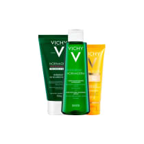 Kit Facial Antioleosidade Vichy - Gel e Tônico e Protetor Solar Semi-Matte FPS 60 Extra Claro 40g