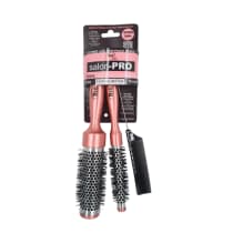 RIÈ salon-pro Kit Econo 1 Escova Profissional Salon-PRO 35 mm + 1 Escova Profissional Salon-PRO 64 mm + 1 Pente Carbono Premium