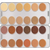 Kryolan Dermacolor K 24 Cores - Paleta de Corretivo 80g