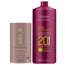 Kit Amend Luxe Creations Blonde Care - Pó Descolorante 300g + Água Oxigenada 20 Volumes 950ml