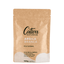 Cativa Natureza Argila Branca - Máscara Facial 100g