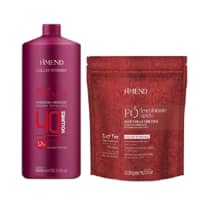 Kit Amend Aloe Vera e Silicone Color Intensy - Pó Descolorante 300g + Água Oxigenada 40 Volumes 950ml