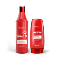 Kit Forever Liss Professional Banho de Verniz Morango (2 Produtos)