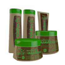 Kit Dalsan Cosméticos Mandioca & Macadâmia (4 Produtos)