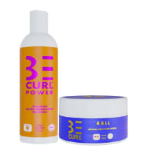 Shampoo Be Curl Power Crespos e Afro 350ml e Máscara de Hidratação 250g
