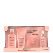Kit London CMC Restore Nutrition Shampoo 300ml + Condicionador 200g + Máscara 200g = Oil 90ml + Presilha Cabelo