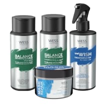 Kit Wess Balance SH + Cond 250ml + We Wish 260ml + Mask 180g