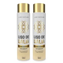 2 Liso de Dália Progressiva sem formol orgânica 7x mais liso