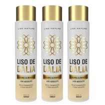 3 Liso de Dália Progressiva sem formol orgânica 7x mais liso